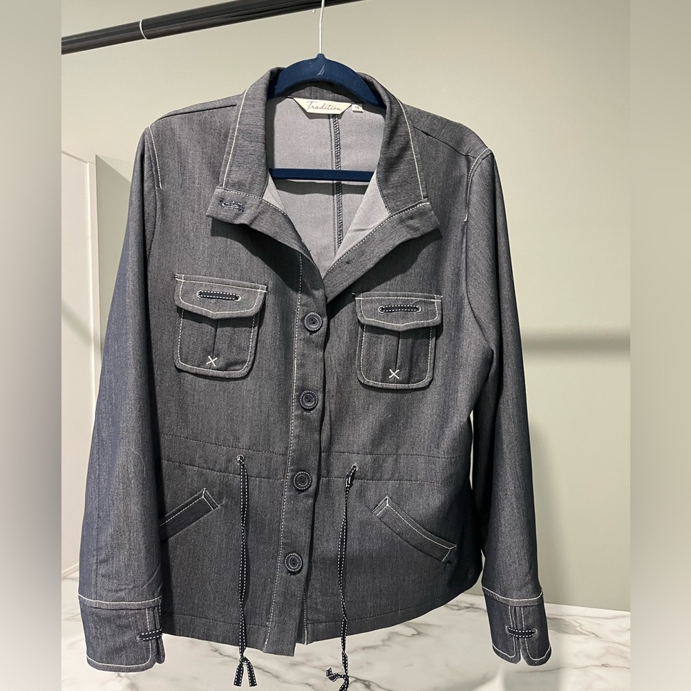 Dressy Denim style jacket